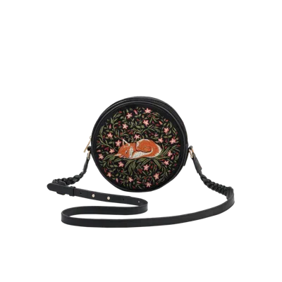 Fable England Sleepy Fox Circle Bag In Multi