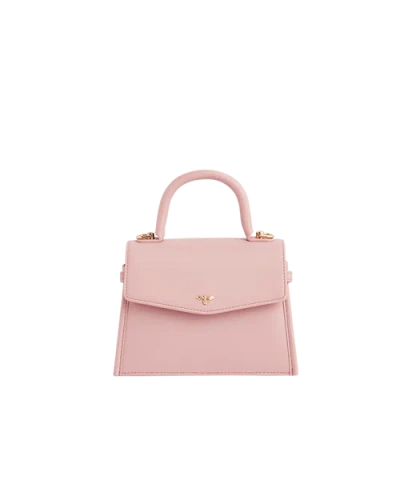 Fable England Small Structured Tote Bag In Pink