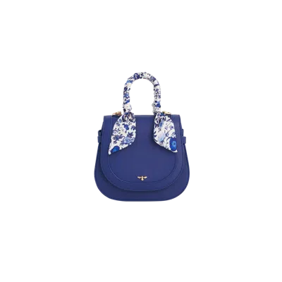 Fable England Top Handle Blue Saddle Bag