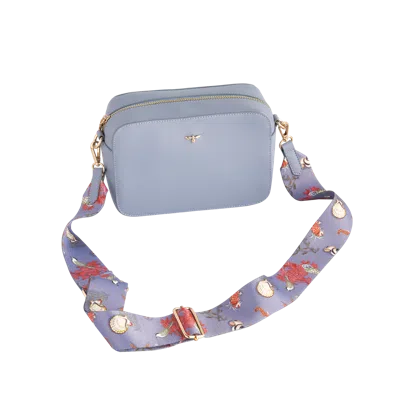 Fable England Whispering Sands Camera Bag In Purple