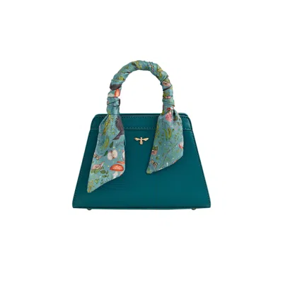 Fable England Women's Blue Into The Woods Mini Teal Tote