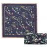 Fable England Women's Blue Running Bunny Toile Square Scarf & Running Bunny Large Purse Set
