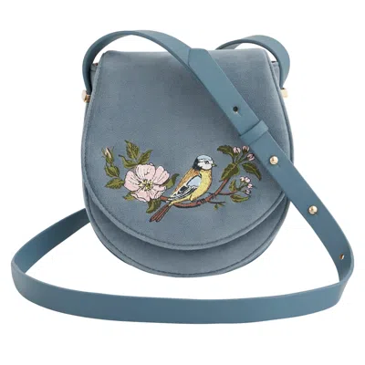 Fable England Women's Blue Tit Saddle Bag