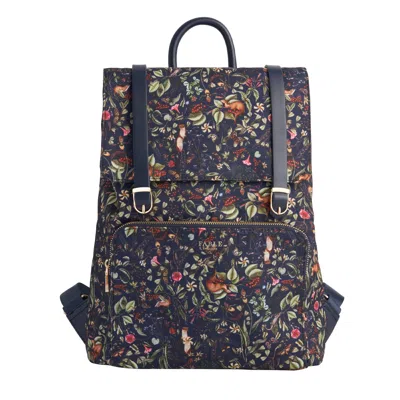 Fable England Women's Blue Wolf Garden Large Backpack - Navy