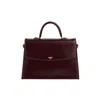 Fable England Women's Cherry Red Structured Tote Medium In Red