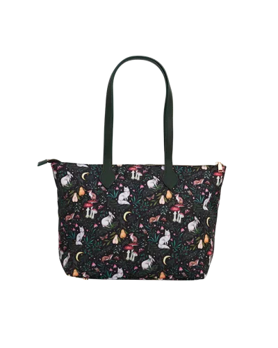 Fable England Women's Edith Niva Print Tote Bag In Green