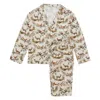 Fable England Women's A Night's Tale Woodland Pyjamas In Gray