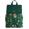 Fable England Women's  X Catherine Rowe Into The Woods Backpack - Green In Green
