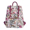 Fable England Women's  X Natural History Museum Floral Engravings Small Plum Backpack