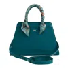 Fable England Women's Green  X Catherine Rowe Into The Woods Tote - Teal
