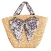 Fable England Women's Neutrals Tree Of Life Basket Bag In Yellow