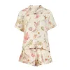 Fable England Women's Neutrals Whispering Sands Lotus Pink Short Pyjamas In Pink