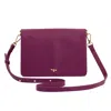 Fable England Women's Pink / Purple  X Natural History Museum Floral Engravings Plum Crossbody Handba