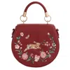Fable England Women's Red Running Bunny Saddle Bag