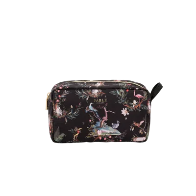 Fable England Wonderland Wash Bag In Black