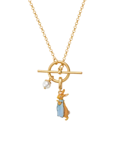 Fable England X Peter Rabbit Flopsy Necklace In Orange