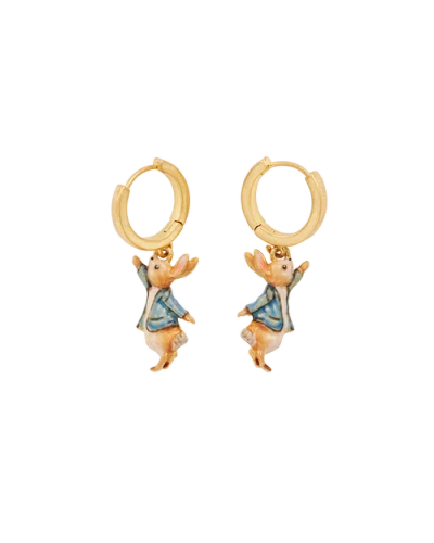 Fable England X Peter Rabbit Huggie Earrings In Gold