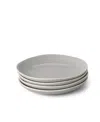Fable Little Plates, Set Of 4 In Dove Gray