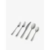 Fable Matte Silver Flatware 20-piece Stainless-steel Set In Matte Silver