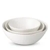 Fable 3 Piece Nested Serving Bowls In White