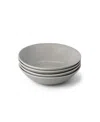 Fable The Pasta Set Of 4 Bowls In Dove Gray