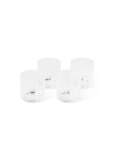 Fable Rocks Glasses, Set Of 4 In Clear