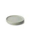 Fable Dessert Plates, Set Of 4 In Beachgrass Green