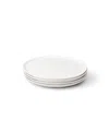 Fable Salad Plates, Set Of 4 In Speckled White