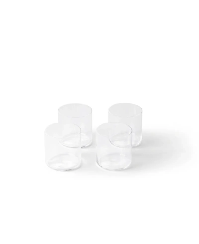 Fable Short Glasses, Set Of 4 In Clear