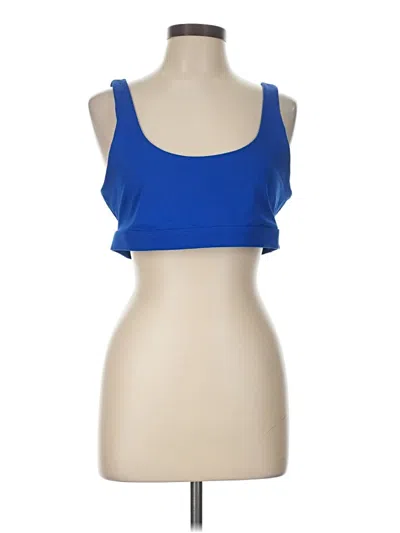 Pre-owned Fable Tank Top Blue Strapless Neckline Tops