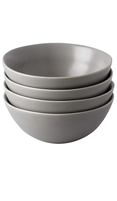 Fable The Breakfast Bowls Set Of 4 In Dove Grey