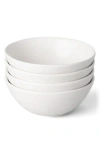 Fable The Breakfast Set Of 4 Bowls In Cloud White