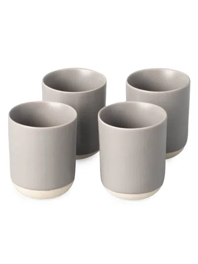 Fable The Cappuccino Set Of 4 Cups In Dove Grey