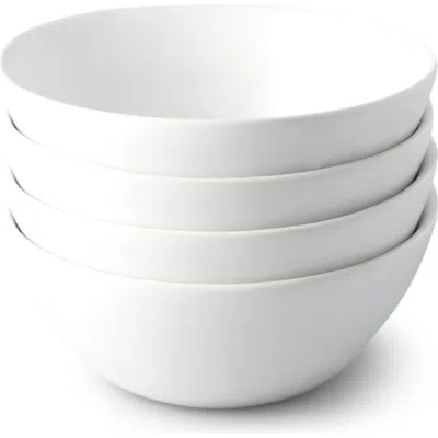 Fable The Dessert Set Of 4 Bowls In Cloud White