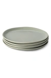 Fable Dessert Plates, Set Of 4 In Beachgrass Green