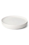 Fable The Dinner Set Of 4 Plates In Cloud White