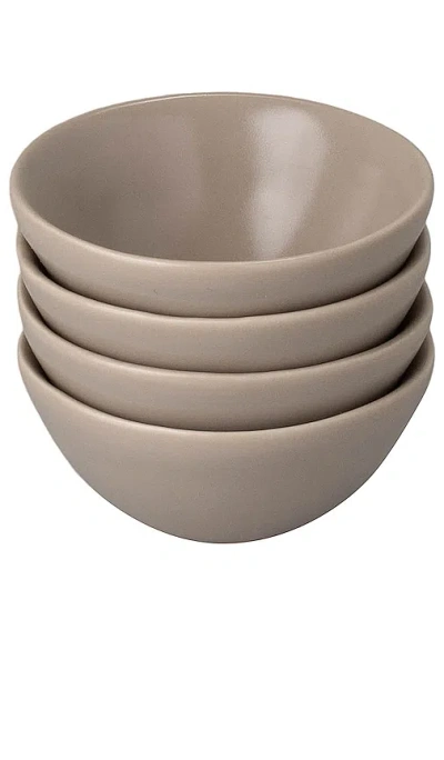 Fable The Little Bowls Set Of 4 In 沙漠灰褐色