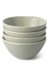 Fable The Little Set Of 4 Bowls In Beachgrass Green