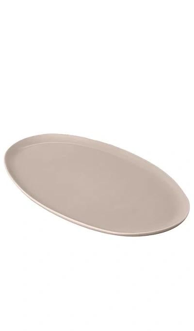 Fable The Oval Serving Platter In 沙漠灰褐色