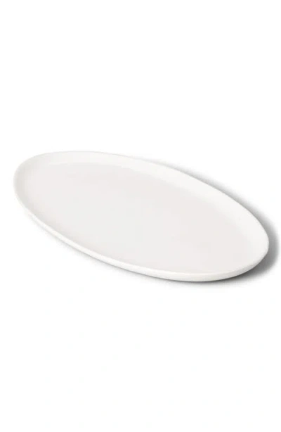 Fable The Oval Serving Platter In White