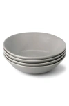 Fable The Pasta Set Of 4 Bowls In Dove Grey