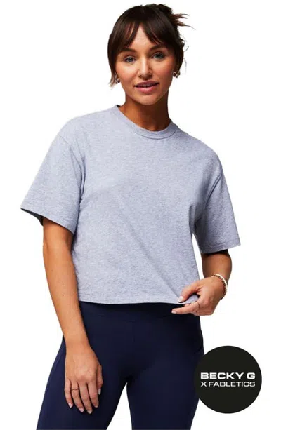Fabletics 100% Cotton Boxy Tee In Animal Print