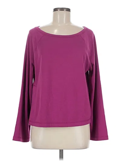 Pre-owned Fabletics 3/4 Sleeve T-shirt In Pink