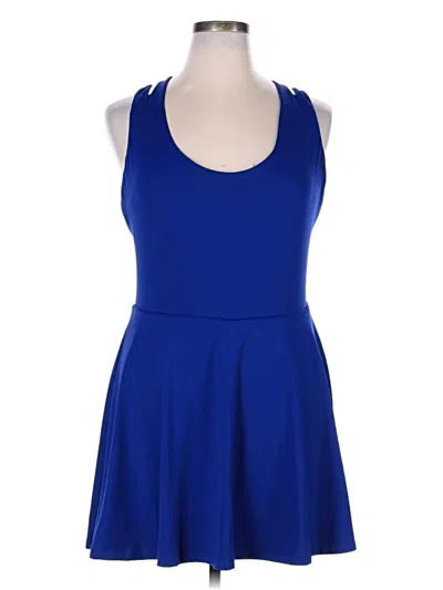 Pre-owned Fabletics Active Dress In Blue