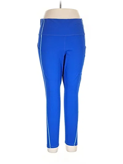 Pre-owned Fabletics Active Pants In Blue