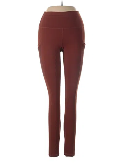 Pre-owned Fabletics Active Pants In Brown