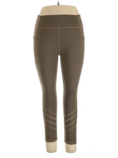 Pre-owned Fabletics Active Pants In Brown