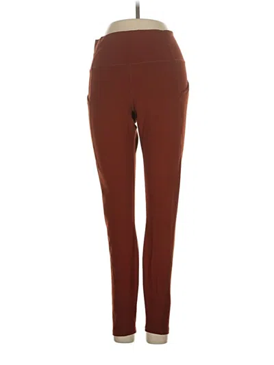 Pre-owned Fabletics Active Pants In Brown