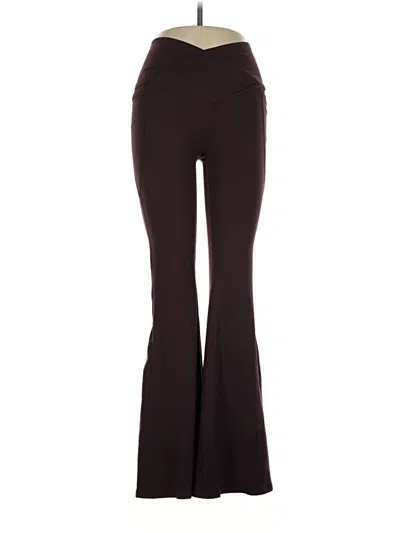 Pre-owned Fabletics Active Pants In Brown