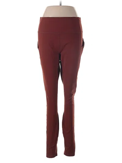 Pre-owned Fabletics Active Pants In Brown